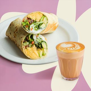 Jutarnja avokado tortilja + Kafe Late