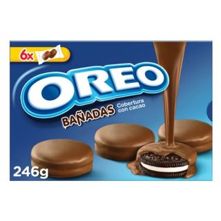 Galletas Oreo Bañadas en Chocolate con Leche Oreo 246 Gr.