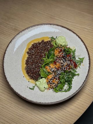 Салат з креветками