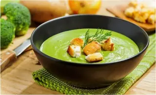 Суп пюре с брокколи  и укропом (250 гр.)
