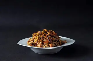 Češnjak i papar s piletinom wok