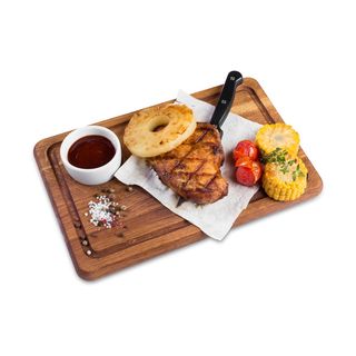 Стейк курячий з ананасом (170/40г)