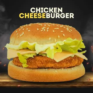 Chicken cheeseburger