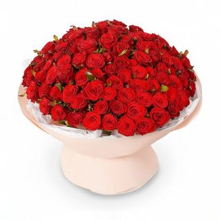 Монобукет "Red infinity" зі 101 троянди