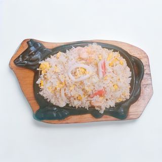 148. Riso con misto di mare alla piastra