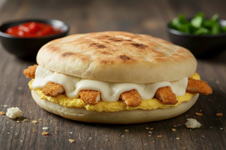 Chapati Omelette Cordon Bleu Mozzarella Arbi