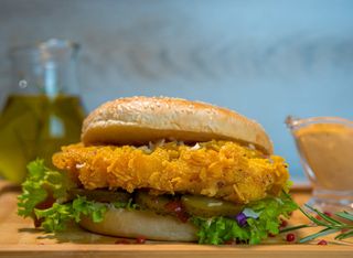 Sandwich crispy snițel