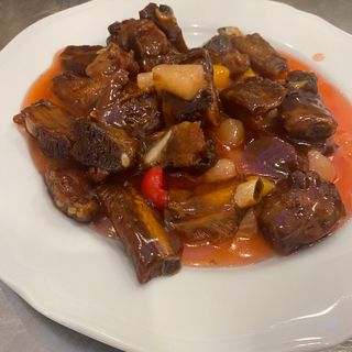 Costillas Con Salsa Picante