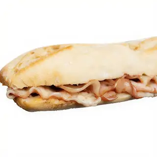 Bocadillo De Bacón Con Queso