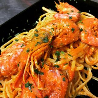 Linguine ai gamberi reali