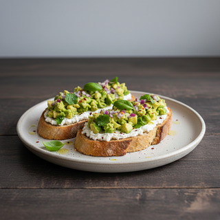 bruschete cu avocado