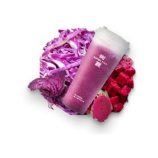 Smoothie de fruta de dragón con queso