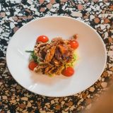 Ensalada soft shell crab 