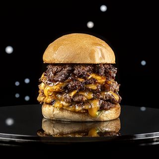 Crash Smash Quad burger