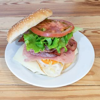 Hamburguesa Open Doble