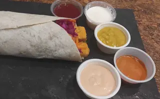  Crispy Peixe wrap
