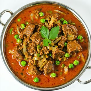 Mutton keema mattar