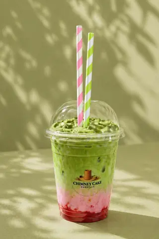 Iced Matcha Latte De Frambuesa 250 Ml.
