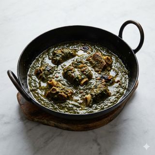 Agnello con spinaci