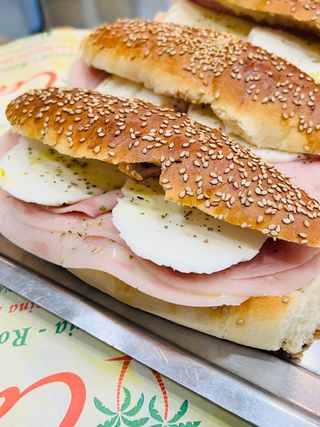 Sandwich cotto e mozzarella 