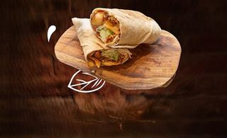 Tortilla kebab z wołowiną