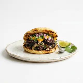Arepa Con Morcilla