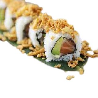 Uramaki de aguacate con salmón y mayonesa (8 pzs.)