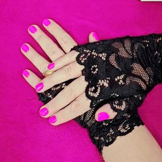 Rękawiczki Bez Palców, Mitenki, Elastyczna Koronka, Livcorsetti