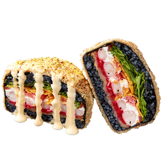 Суші-Бургер БЛЕК 4 сиру (490 г)