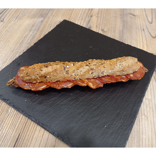 Flautín de cereales con chorizo