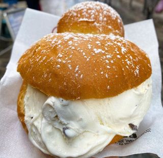 Brioche vuota per gelato