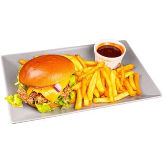 Бургер със свинско месо