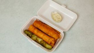 Slana pohovana palačinka sa šunkom