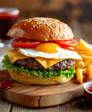 Egg Cheese Burger