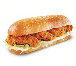 Bocadillo De Pollo Frito Crujiente