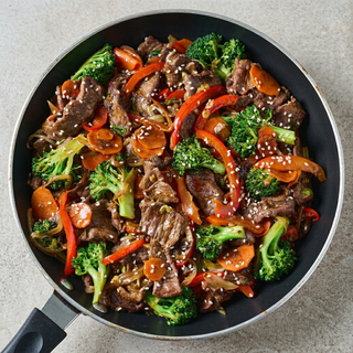 Stir Fry Beef With Greens