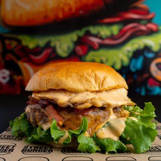 Burger Americana Con Papas