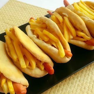 Bombetta con Wurstel e Patatine