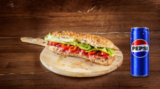 Pršuto sendvič + Pepsi 0,33l