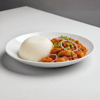 Ugali + Tripe Stew