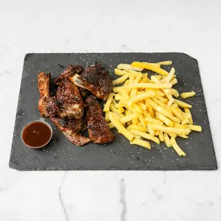 1kg costillas a la BBQ