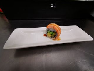 Grilled salmon Bako Wrap