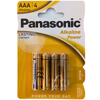 PANASONIC AAA Pack 4 Pilhas Alcalinas 1,5V 