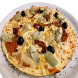 pizza mediterránea (25.5 cm.)