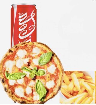 Menu pizza margherita