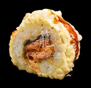 Pieczony łosoś mowi w tempurze (6 szt)