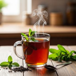 Black Tea With Mint