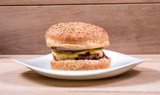 Hamburguesa Con Queso