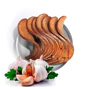 Грінки Хвилясті Зі Смаком Часнику