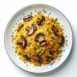 Mushroom Pulao
